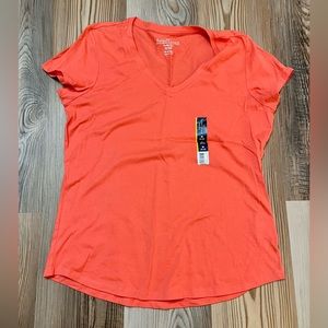 Faded Glory M Coral Women’s Fitted Tee